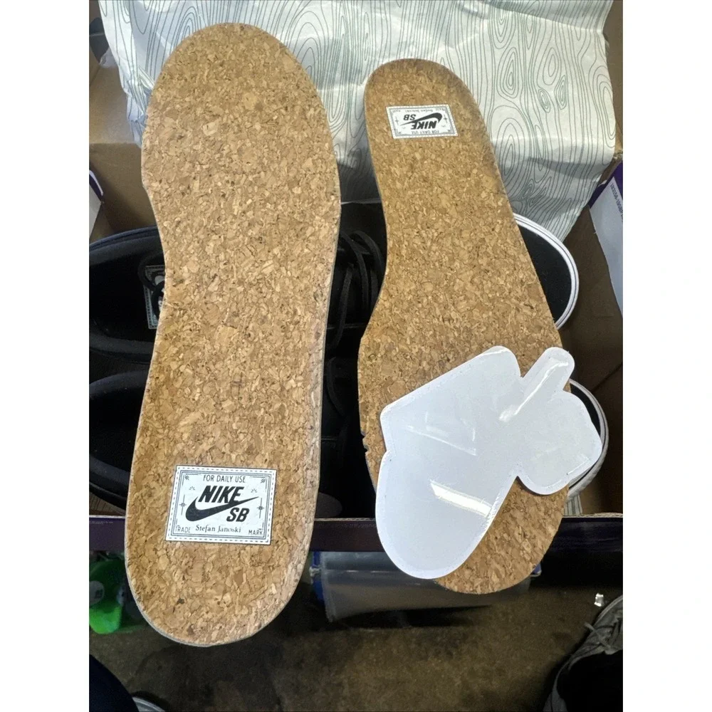 Nike SB Zoom Janoski OG+ FD6757-001 Black & White Skate Shoes‎ Size 10 Men